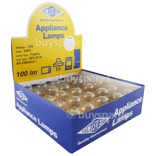 Philips 15W Universal Lamp SES/E14 240V - Box Of 25