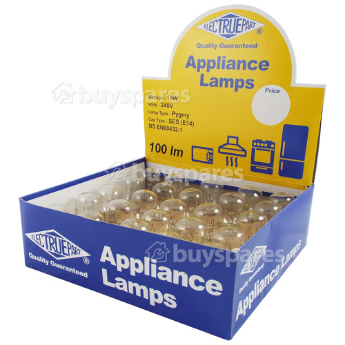 Philips 15W Universal Lamp SES/E14 240V - Box Of 25
