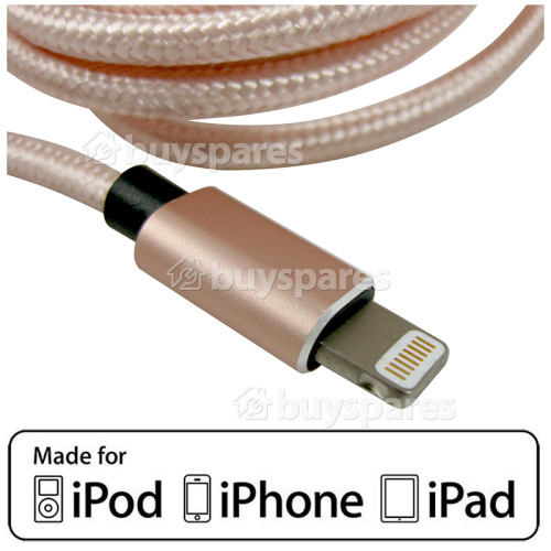 1.0m Lightning Cable - Rose Gold