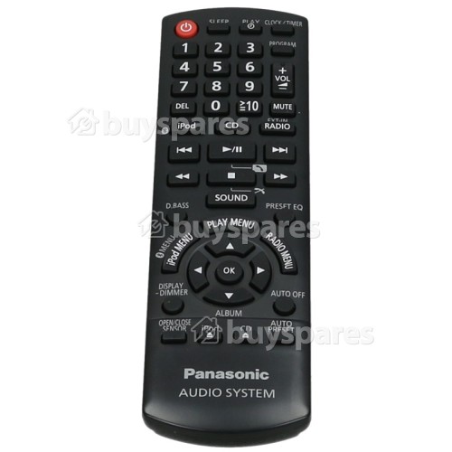 Panasonic N2QAYB000643 Audio System Remote Control