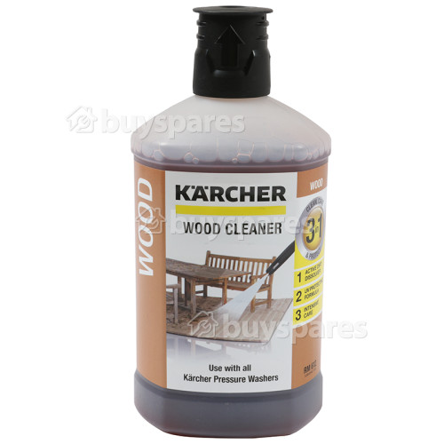 Karcher 3-in-1 Plug 'N' Clean Wood Cleaner Detergent - 1 Litre