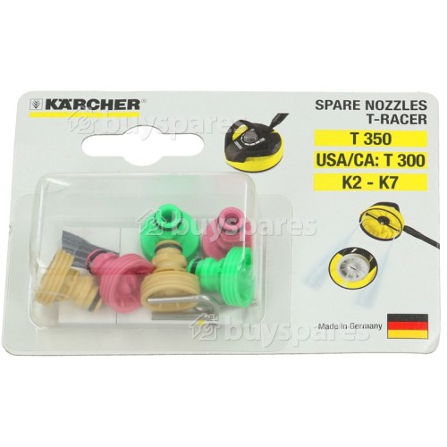 Karcher K2K7 T300/T350 TRacer Replacement Nozzle Set BuySpares