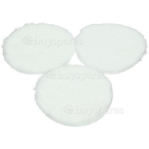 Patins Lustrants De Cireuse Pour Parquet Ciré - Paquet De 3 - FP306 Plus (White) Karcher