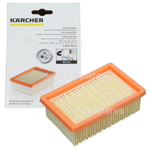 Kärcher Filtre plissé plat accessoire pour les a…