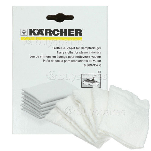 Petits Chiffons En Éponge Pour Nettoyeur Vapeur - Lot De 5 - Karcher