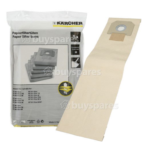 Karcher Filter Dust Bag (Pack Of 5)