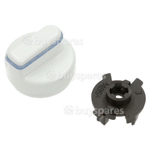 Bauknecht GSI3352/BR Timer Control Knob - White