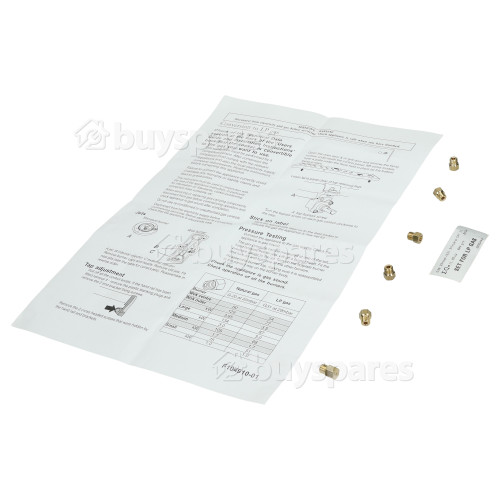 Rangemaster LPG Gas Injector Conversion Kit G30 29MBAR G31 37MBAR