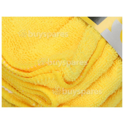 Rolson Microfibre Cleaning Cloth ( Yellow Duster) Pack Of 10 : Home / Workshop