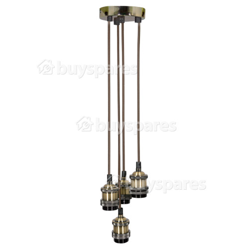 Klassisches ES/E27 Vierer-Hängelampenset | BuySpares Germany