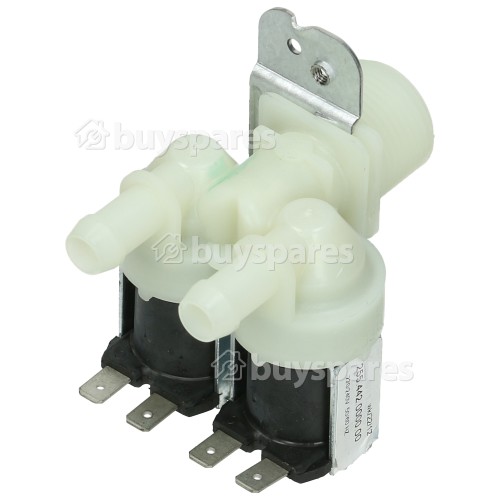 Hoover Cold Water Double Inlet Solenoid Valve : 180DEG. With 12 Bore Outlets