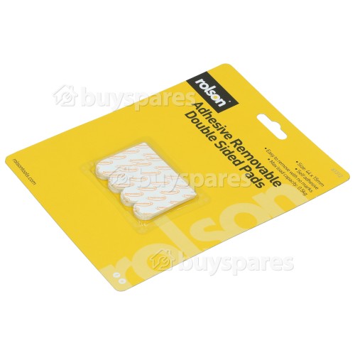 Rolson Rolson Adhesive Removable Double Sided Pads - Pack Of 12