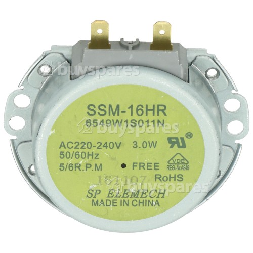 LG Turntable Motor : SP ELEMECH SSM-16HR 6549W1S011N