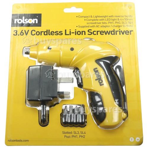 Lion 3.6V Cordless Li-ion Screwdriver