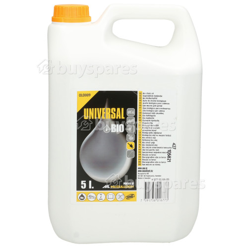 Universal Powered By McCulloch 660 OLO009 Bio Chain Oil - 5 Litre