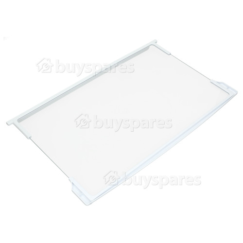 Blanco Fridge Upper Glass Shelf Assembly : 460x282mm