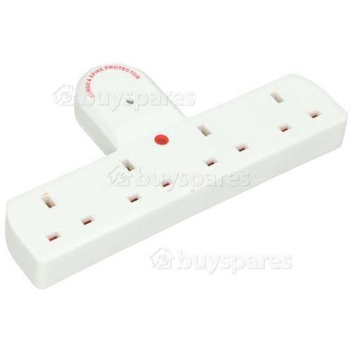 1 To 4 Gang Surge Plug Convertor - UK Plug