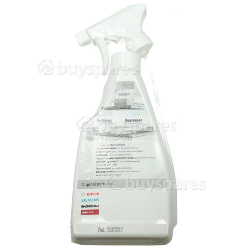 Sgrassatore Concentrato Spray - 500ml (per La Pulizia Degli Elettrodomestici) Bosch Neff Siemens