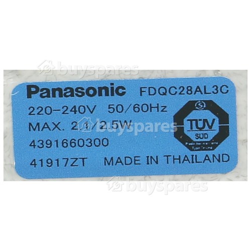 Panasonic Fan Motor : Panasonic 2.1/2.5w 220/240v ( FDQC28AL3C )