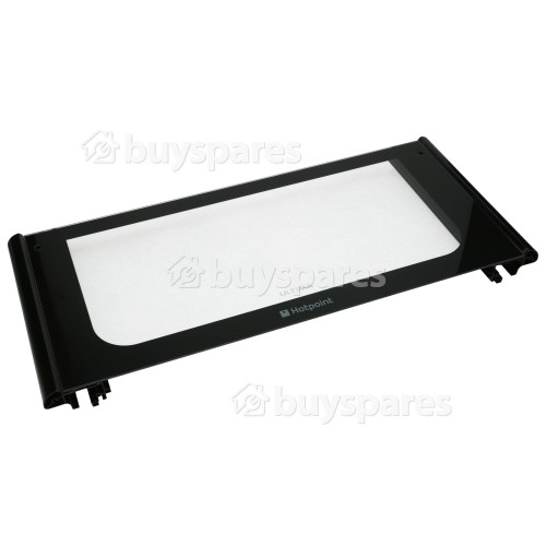 Merloni Indesit Group Black Top Oven Outer Door Glass Buyspares