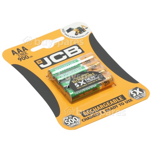 JCB AAA NiMH Rechargeable Batteries (Ready To Use)