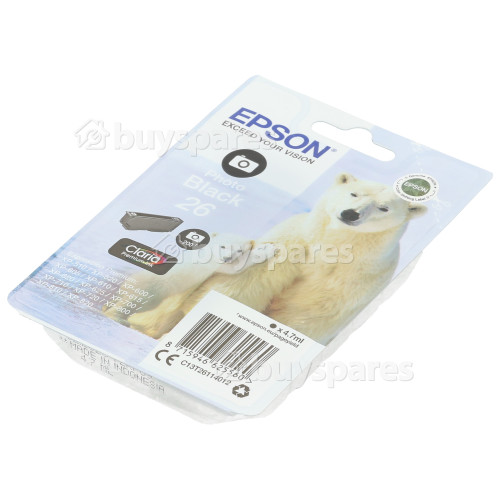 Epson Genuine T2611 Photo Black Ink Cartridge