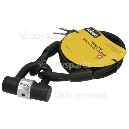 Heavy Duty 150cm Security Cable Padlock