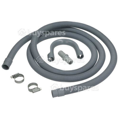 Whirlpool Universal Washing Machine & Dishwasher 2.5M Waste Drain Extension With Straight 19mm / 22mm Ends Kit