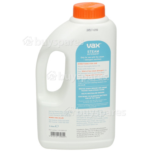 Vax Steam Detergent Pet - 1 Litre