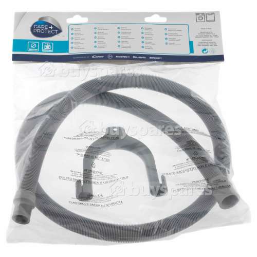 Care+Protect 1.5m Washing Machine / Dishwasher Drain Hose 19x24mm Diameter