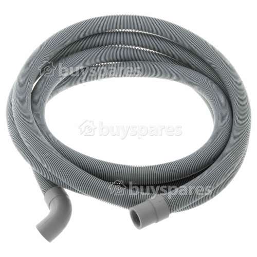 Care+Protect Universal Washing Machine/Dishwasher Drain Hose With Right Angle End - 3.5mtr. 19x24mm Internal Bore Sizes