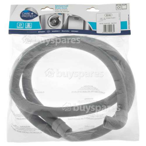 Care+Protect 2.5m Washing Machine / Dishwasher Drain Hose 19x24mm Diameter