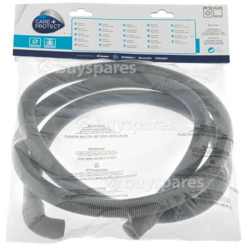 Care+Protect 2.5m Washing Machine / Dishwasher Drain Hose 19x24mm Diameter