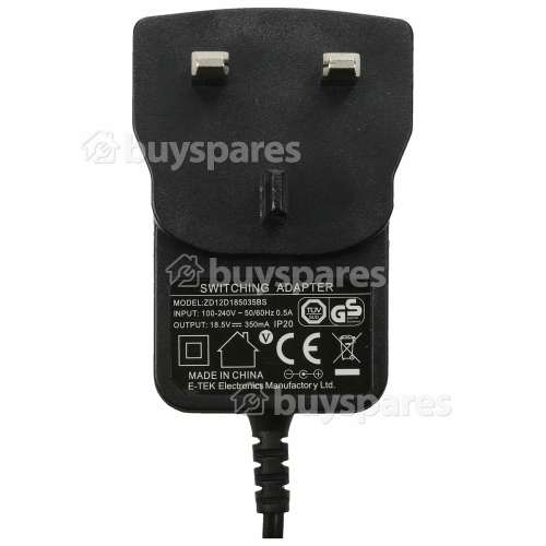 Bissell UK Battery Charger : Input 100v To 240v Output 18.5V 350mA