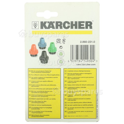 Karcher Round Brushes (Pack Of 4)