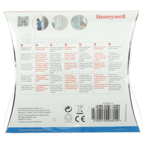 Capteur Sans Fil De Porte Et Fenêtre HS3MAG1S Honeywell