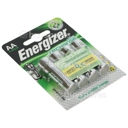 Energizer AccuRecharge Power Plus AA Battery - Pack Of 4