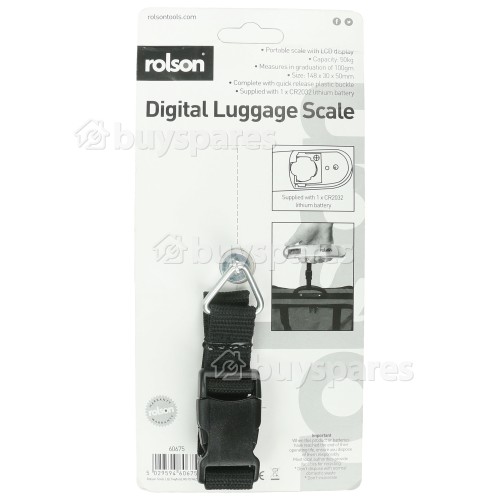 Rolson 50kg Digital Luggage Scales