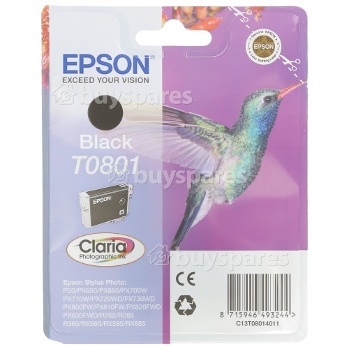 Cartouche D'encre T0801 D´origine Noir 7400 Epson