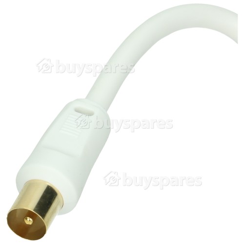 Free to Air TV Co-Axial Gold Plug To Plug Lead - 4m