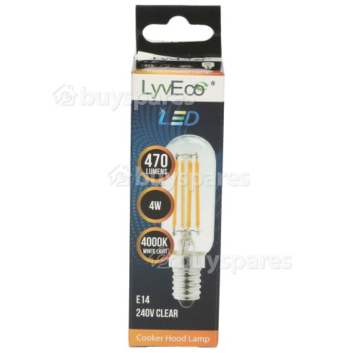 LyvEco 4W T25 SES LED Dunstabzugshauben-Lampe (klarsichtig)