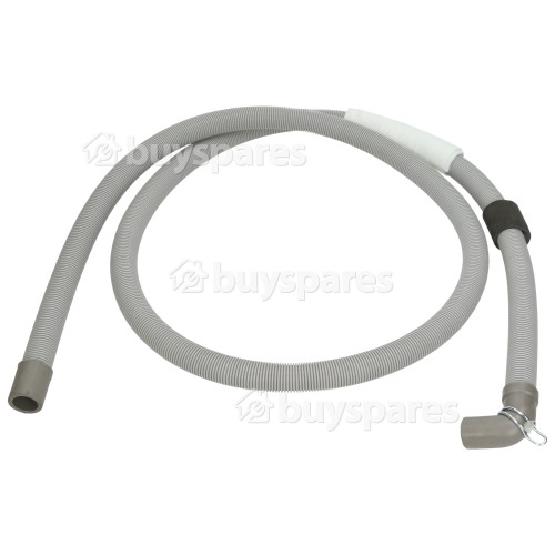 2.1Mtr. Drain Hose 21mm With Right Angled End 21mm Internal Dia.