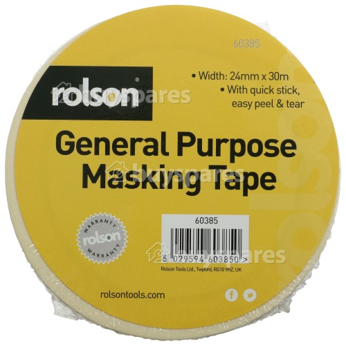 Rolson Masking Tape : 24MM X 30M Decorating / DIY)