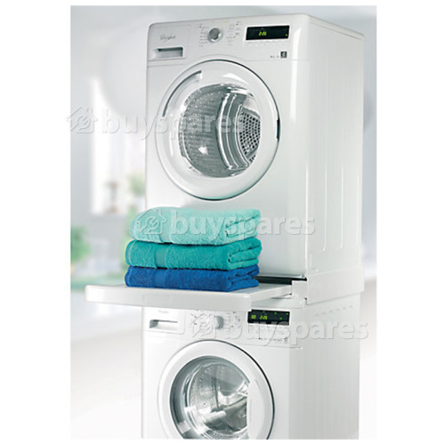 Wpro Zwischenbaurahmen Für Waschmaschinen & Wäschetrockner (mit Ausziehregal)
