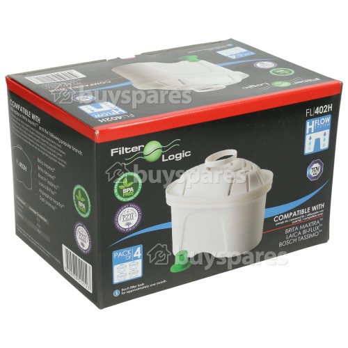 Cartucho De Filtro De Agua Compatible Con Brita Maxtra™ - Pack De 4