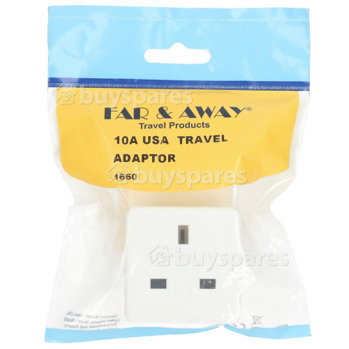 10A USA Travel Adaptor (13amp Plug Adaptor)