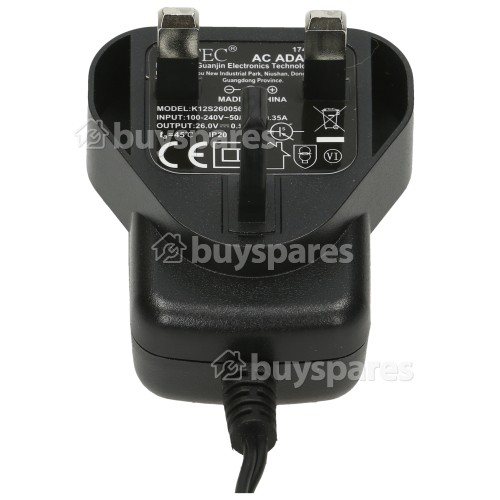 Candy Charger - UK Plug : KPTEC K12S260050B Input 100-240V 0.35A Output 26.0V 0.5A