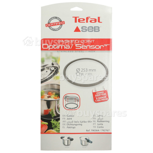 Tefal Lid Gasket Pressure Cooker : 253mm Dia.