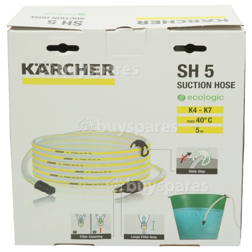 Karcher K4-K7 SH 5 Suction Hose & Filter