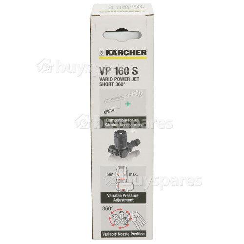 Lance Vario Power VP160 360º Pour Nettoyeur Haute Pression K5-K7 Karcher